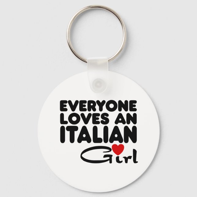Chaveiro Garota italiana (Frente)