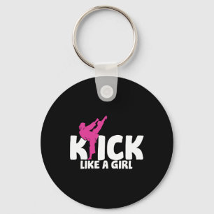 Chaveiro Garota Kickboxer Lutadora Kickboxing Artes Marciai