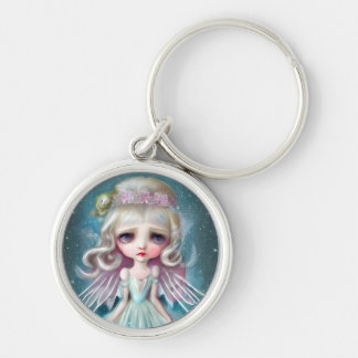 Chaveiro Garota Loira Surrealismo Pop