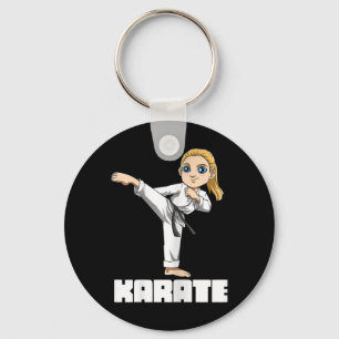 Chaveiro Garota Lutadora de Karatê