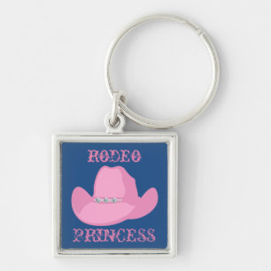 Chaveiro Garota Ocidental Rodeo Princess Com Chapéu