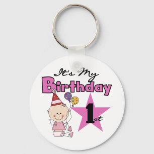 Chaveiro Garota, são minhas Camisetas de aniversário e pres