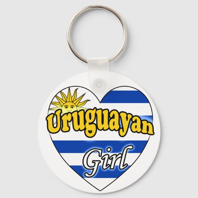 Chaveiro Garota Uruguaia (Frente)