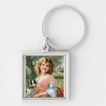 Garota Vintage Com Puppy