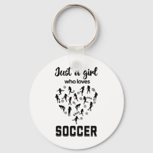Chaveiro Garotas da Silhout jogando futebol
