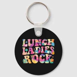 Chaveiro Garotas do almoço Rock Tie Dye Cafeteria Crew Groo