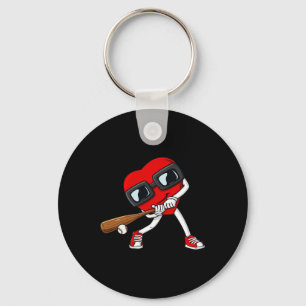 Chaveiro Garotas do Dia de os namorados de Baseball