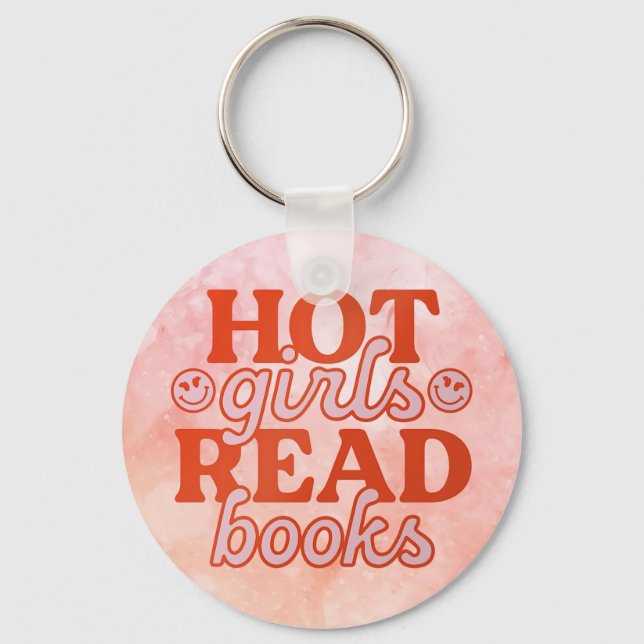 Chaveiro Garotas Quentes Lêem Livros (Frente)