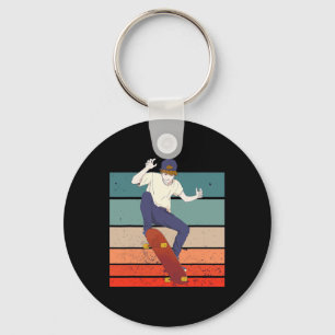 Chaveiro Garoto Skatista Garoto Skate Skate Cultura Anime F