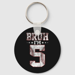 Chaveiro Garotos Bruh 5º Aniversário Bysebyll Bruh Estou 5 
