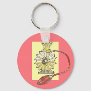 Chaveiro garrafa de perfume do 1920