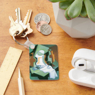 Chaveiro Garrafa e Fruteira de Juan Gris, Cubismo Vintage