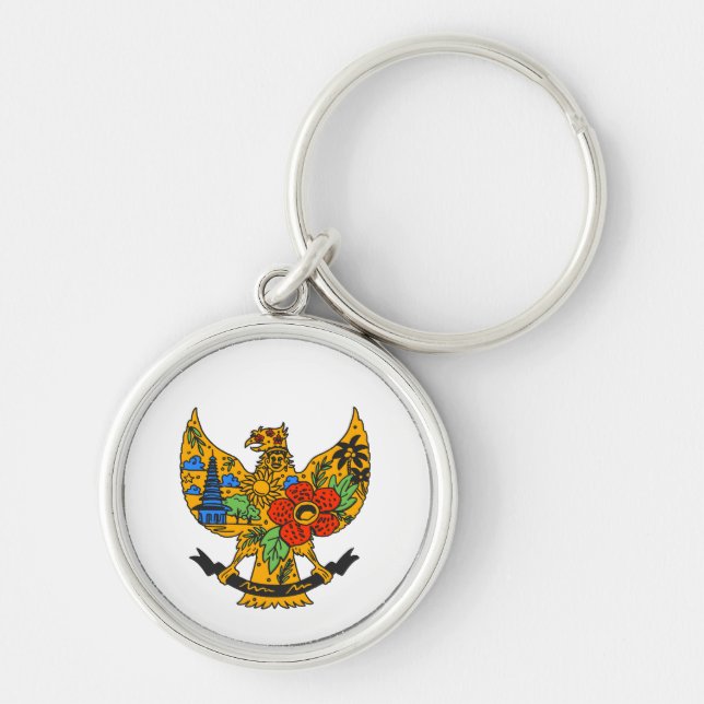 Chaveiro Garuda Pancasila Indonésio Vintage (Frente)