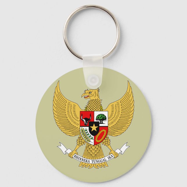 Chaveiro Garuda Pancasila, t Arms Indonesia, Indonésia (Frente)