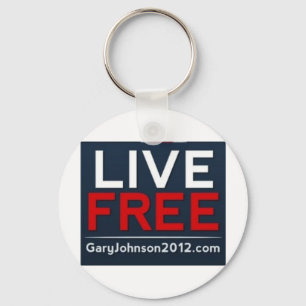 Chaveiro Gary livre vivo Johnson para o presidente 2012