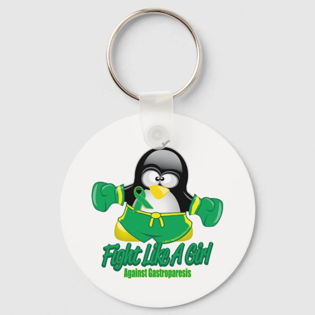 Chaveiro Gastroparese Combatendo Pinguim (Frente)