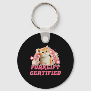 Chaveiro Gata De Elevação Certificada Engraçada Para Homens