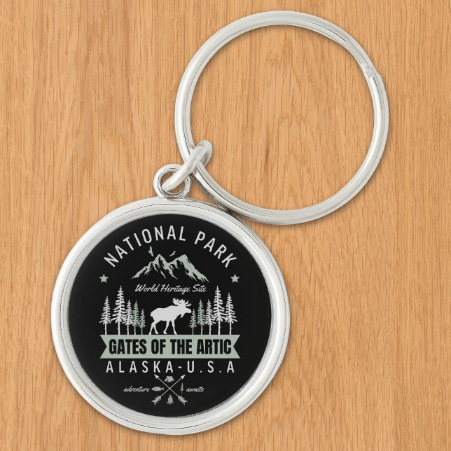 Chaveiro Gates of the Arctic – Moose and Forest Alask (Criador carregado)