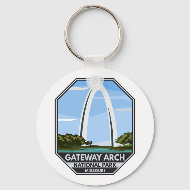 Chaveiro Gateway Arch National Park Missouri (Frente)
