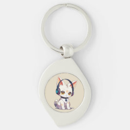Chaveiro Gatinha Estilosa Fofa