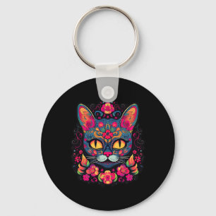 Chaveiro Gatinho Gato Pinças Gatinhas Açúcar Crânio Calaver