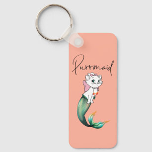Chaveiro Gatinho Gato-Purê - Design de Gato-Sereia Divertid