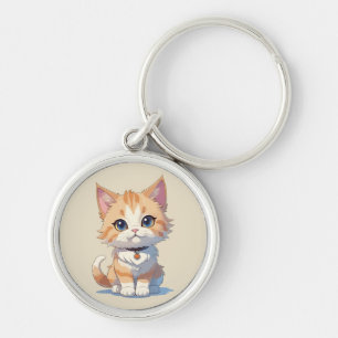 Chaveiro Gatinho Kawaii Cuteness Overload