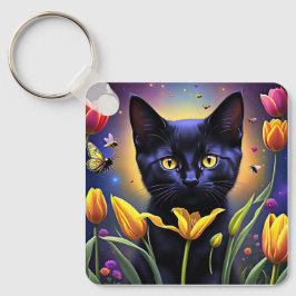 Chaveiro Gatinho Tulip