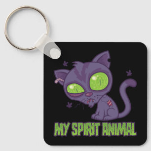 Chaveiro Gatinho Zumbi é Meu Animal Espiritual