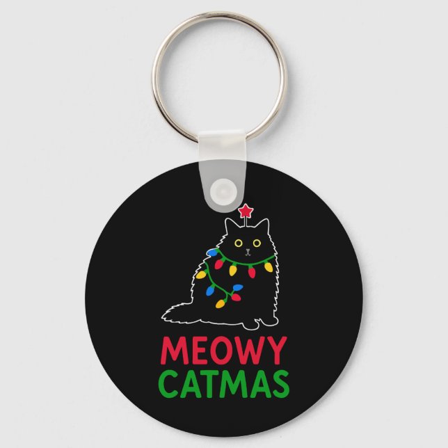 Chaveiro Gatnatal Meow (Frente)