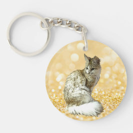 Chaveiro Gato Angora