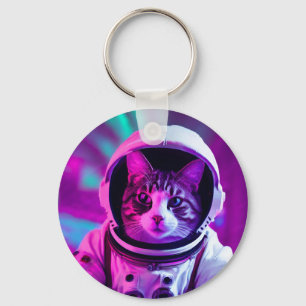 Chaveiro gato astronauta
