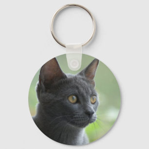 Chaveiro Gato azul do russo
