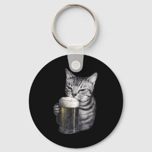 Chaveiro Gato bebendo cerveja