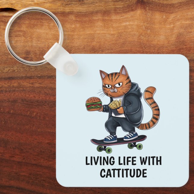 Chaveiro Gato beco (Frente)