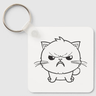 Chaveiro Gato bravo bonito cantando.