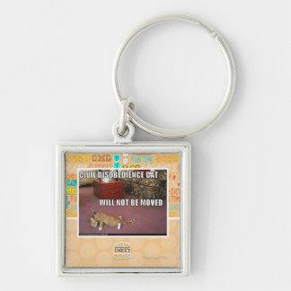 Chaveiro Gato da desobediência civil