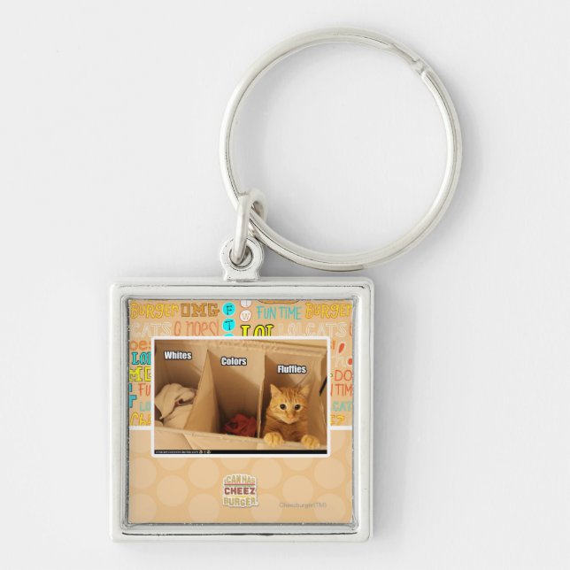 Chaveiro Gato da lavanderia (Frente)