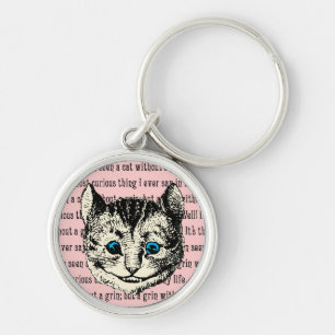 Chaveiro Gato de Cheshire - Vintage Alice no País das Marav