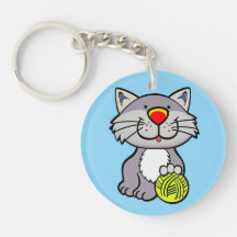 Gato de desenho animado fofo