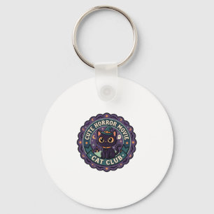 Chaveiro Gato de Filme de Terror Fofo Camiseta de Gato Fofo