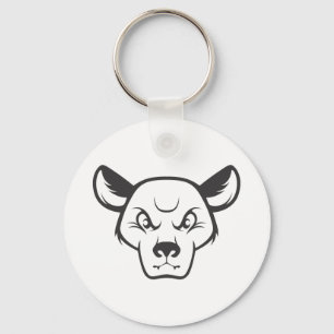 Chaveiro Gato de fossa selvagem