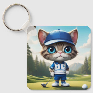 Chaveiro Gato de Golfe