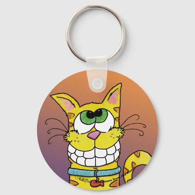 Chaveiro Gato de Grinning (Frente)