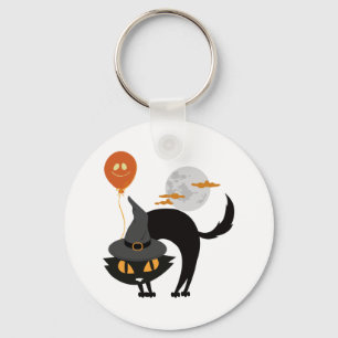 Chaveiro Gato de Halloween Spooky