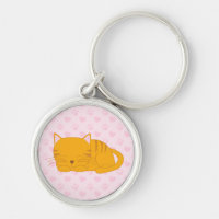 Gato De Laranja Dormindo