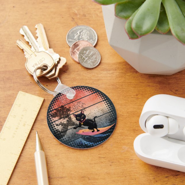 Chaveiro Gato de Onda Sunset (Mesa)