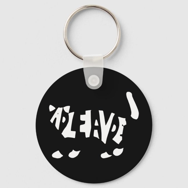 Chaveiro Gato de Schrödinger (Frente)