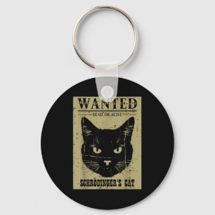 Chaveiro Gato de Schrodinger Procurado Humor Ciência Física