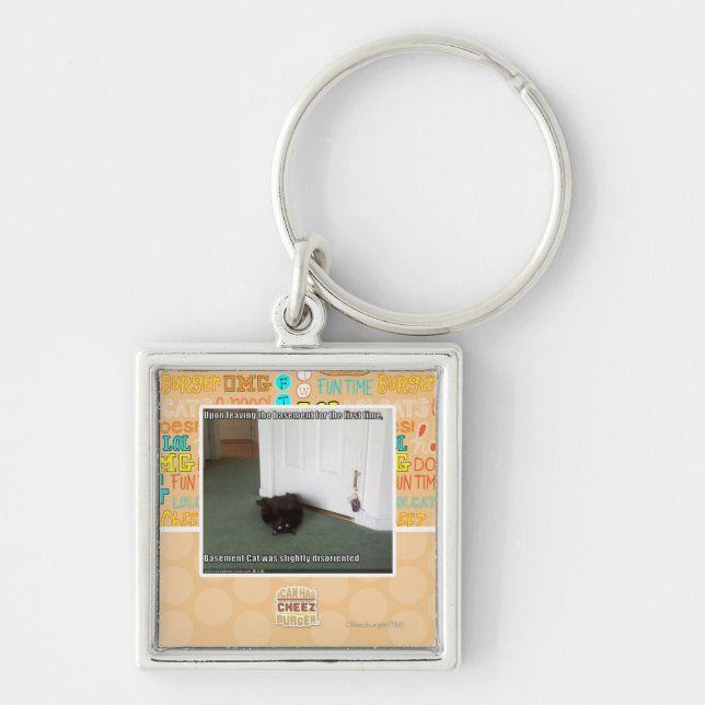 Chaveiro Gato do porão, desorientado leve (Frente)